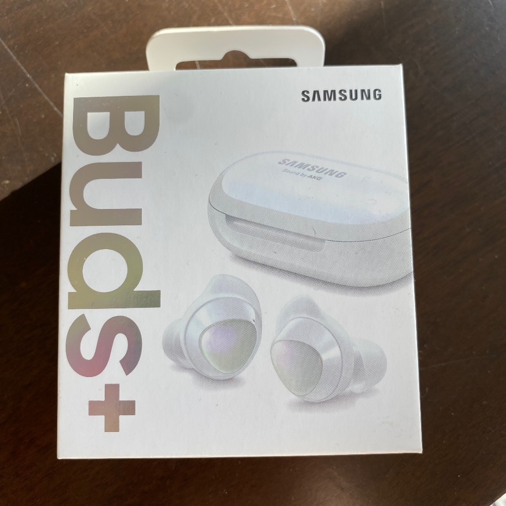 Samsung Galaxy Buds+ white in original packaging Bluetooth headphones